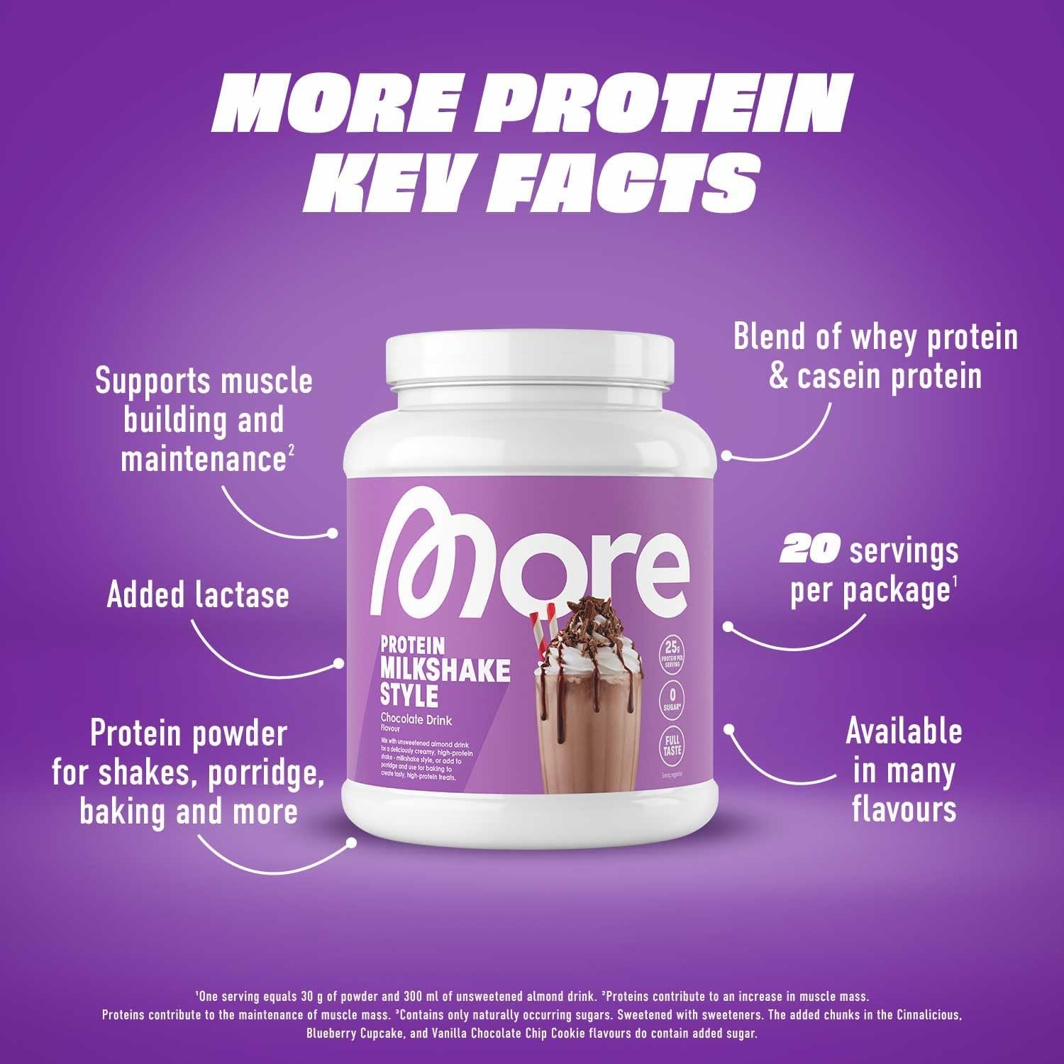 More Protein - Proteinpulver meets milkshake love mit bis zu 27 g Protein & ohne Zuckerzusatz - Bild 5